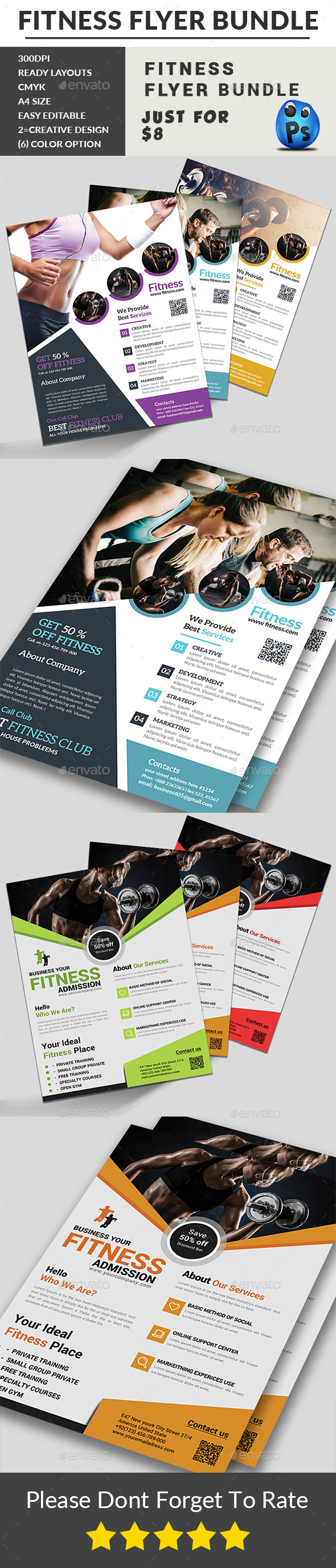 Fitness Flyers Bundle - Sports Events