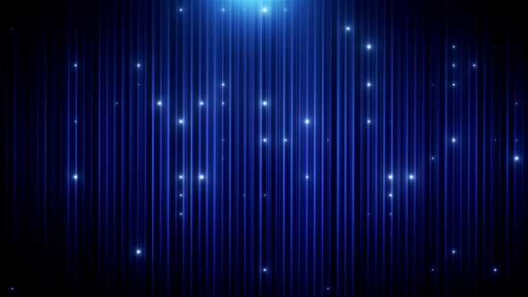 Blue Glitter Led Animated VJ Background