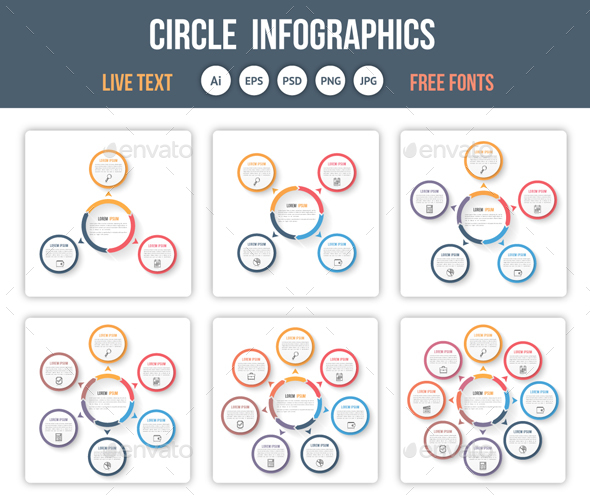 Circle Infographics - Infographics