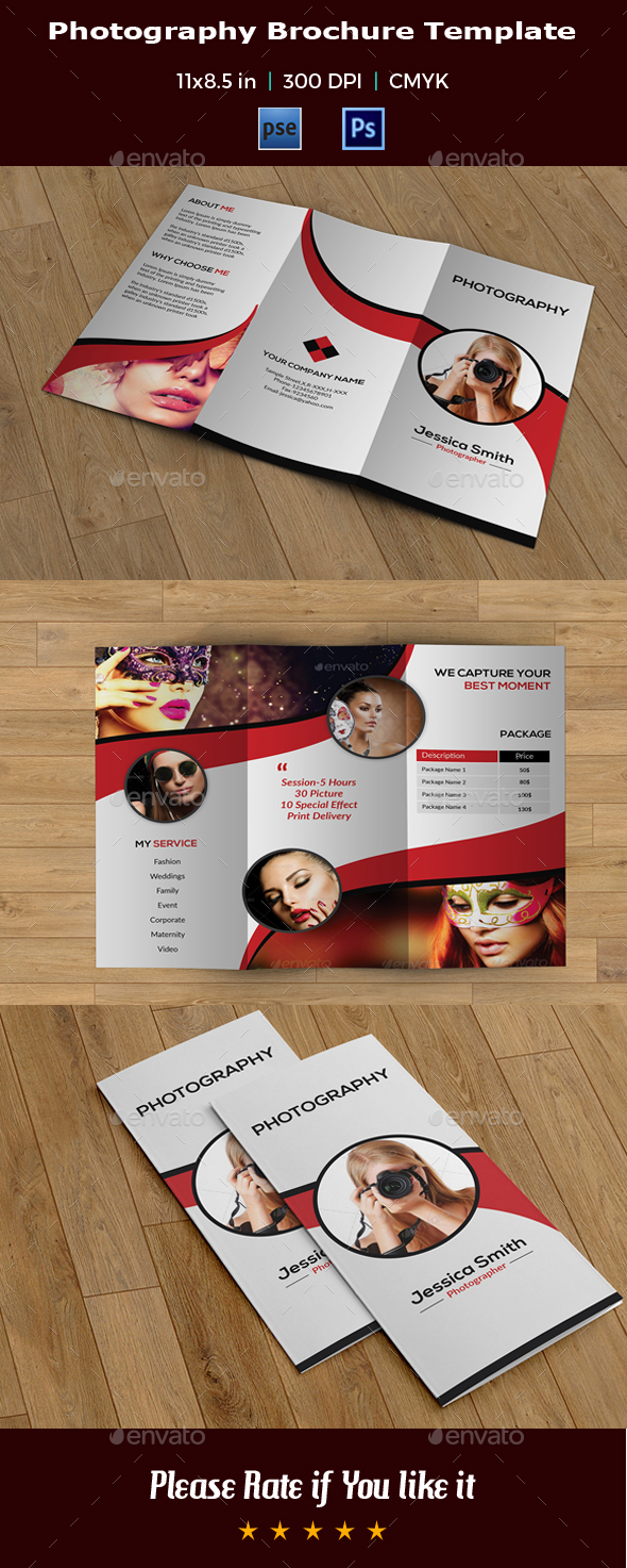 Trifold Photography Brochure -V21 - Corporate Brochures