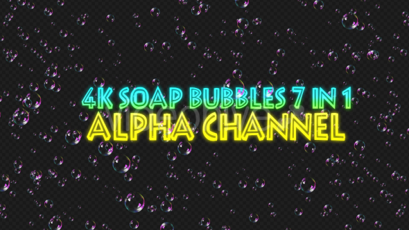 4K Soap Bubbles Pack V6 7 in 1