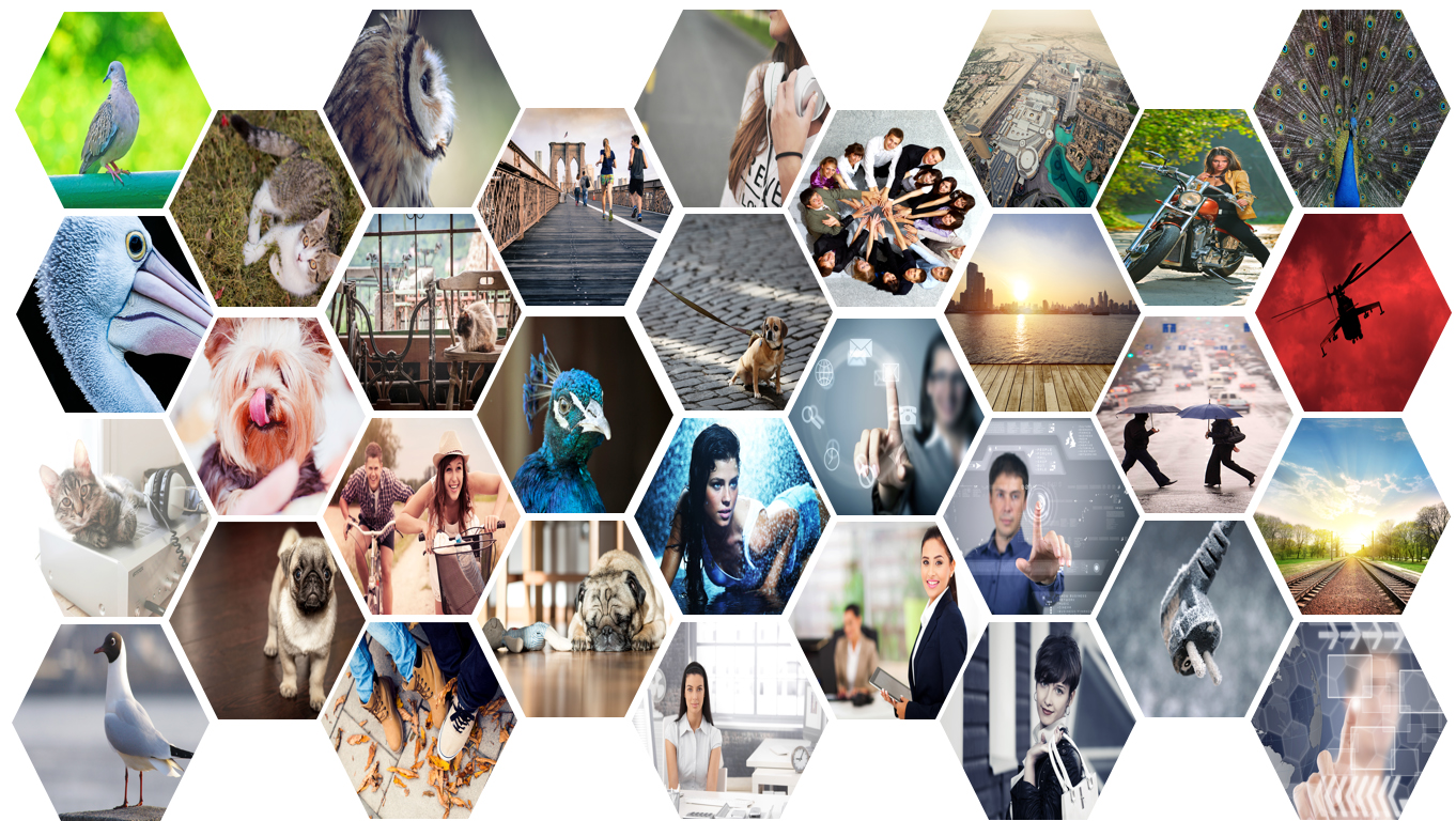 Powerpoint Photo Collage Template