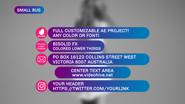 Colored Lower Thirds - VideoHive 19700017