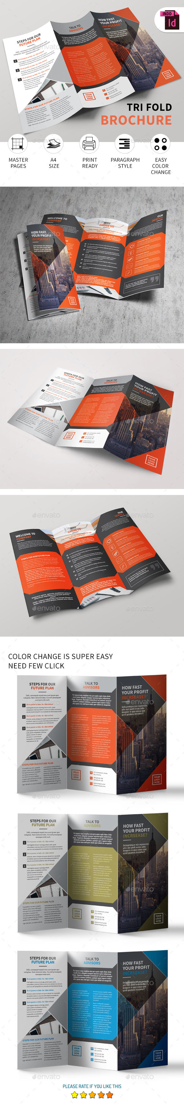 Tri-Fold Brochure vol - 10 - Corporate Brochures