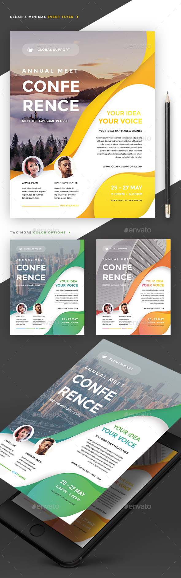 Event Summit Conference Flyer - Events Flyers