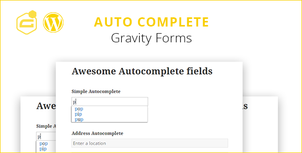 Gravity Forms Autocomplete - CodeCanyon 19220825