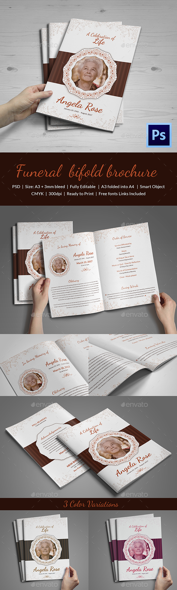 Funeral Brochure - Print Templates