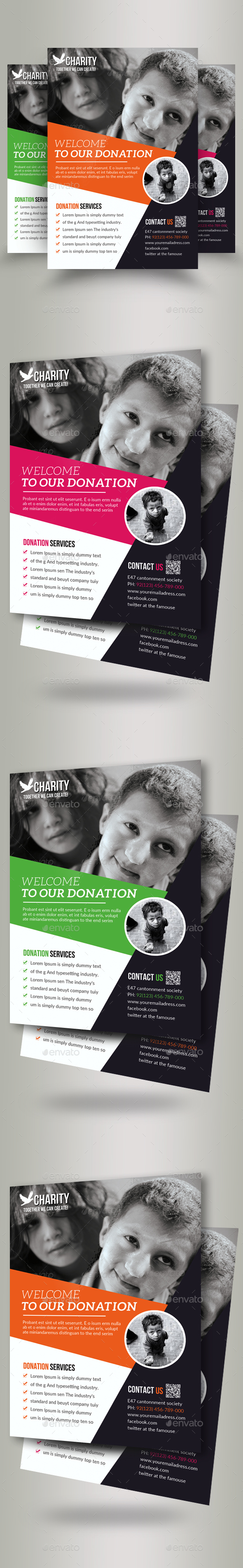 Charity & Donation Flyer Templates - Corporate Flyers