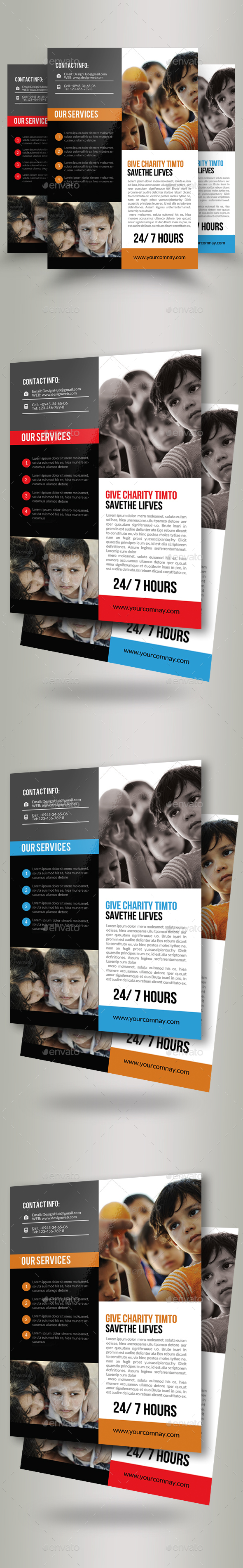 Charity & Donation Flyer Templates - Corporate Flyers