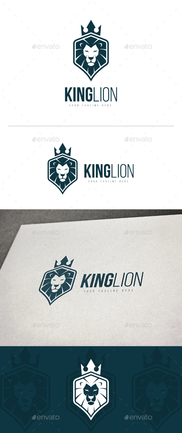 King Lion - Animals Logo Templates