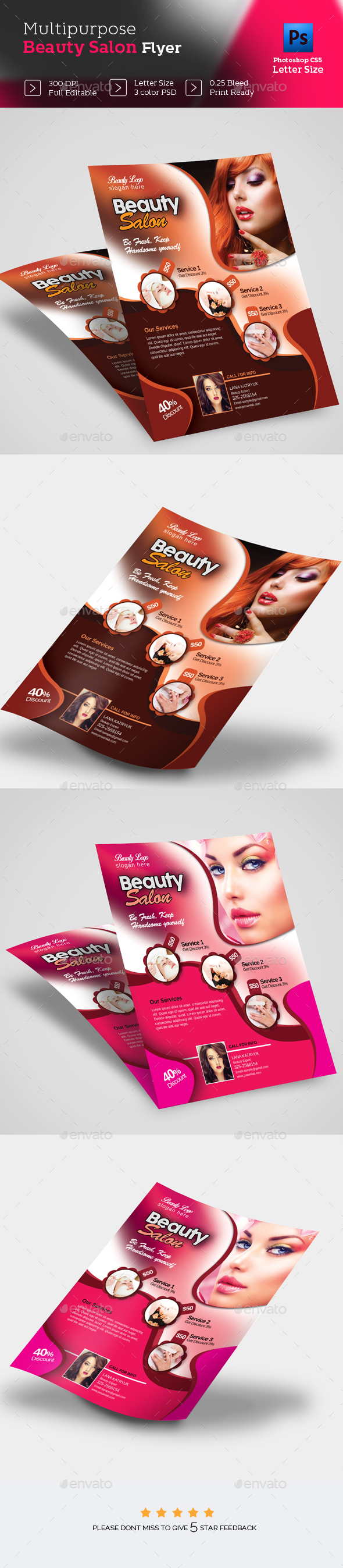 Beauty salon Flyer