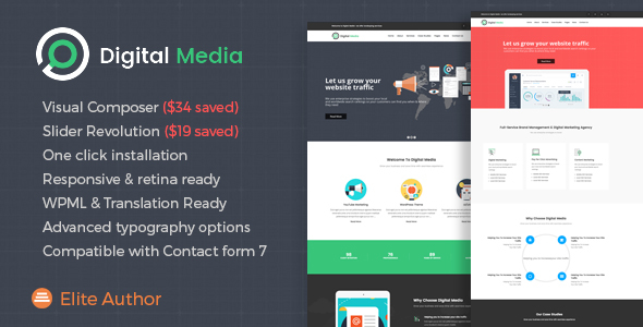 Digital Media - Digital Marketing WordPress theme - Marketing Corporate