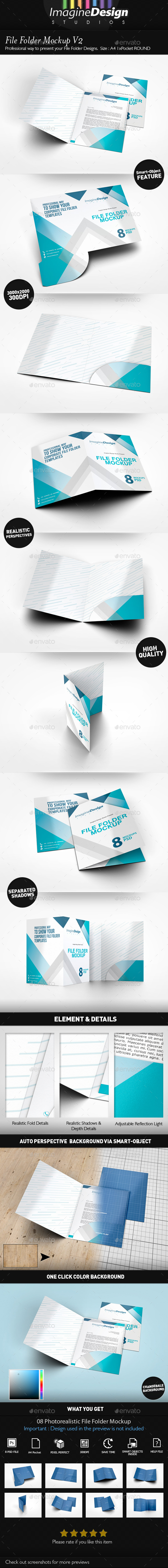 File Folder Mockup V2 - Stationery Print