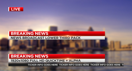 Broadcast Lower Third Pack