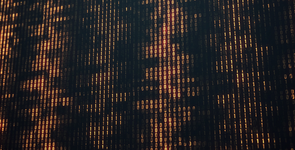 Orange Digital Wall alt