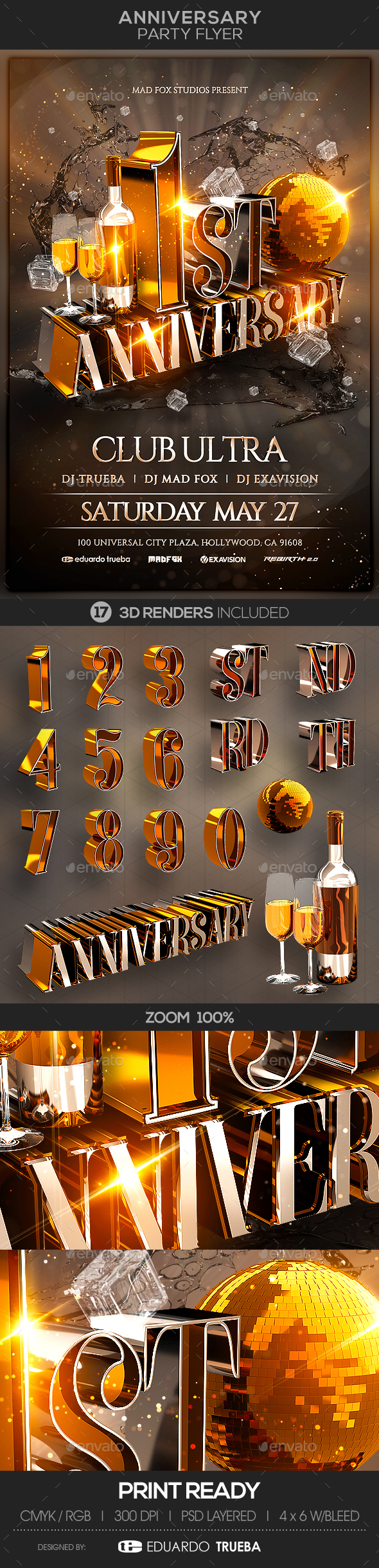 Anniversary Party Flyer - Events Flyers