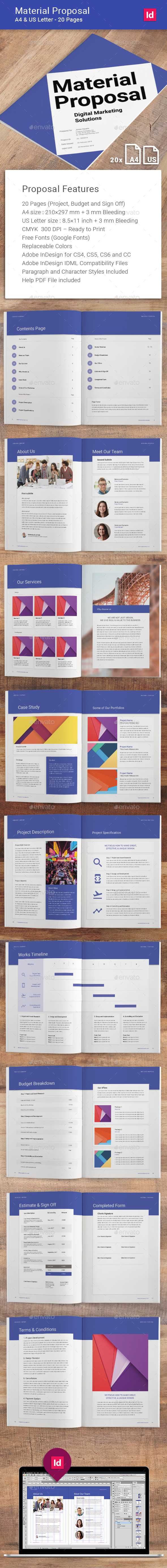 Material Proposal - Corporate Brochures