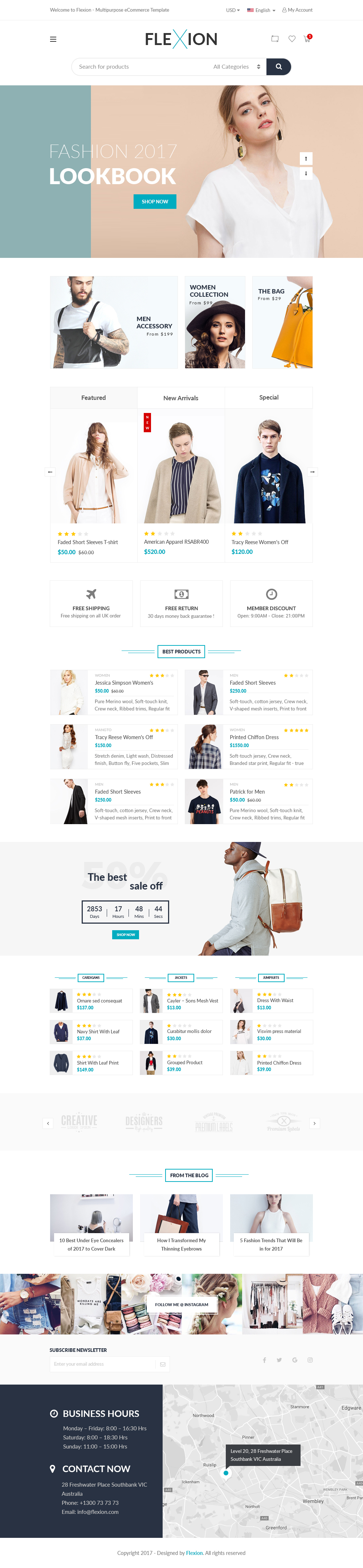 Flexion II - eCommerce & CMS PSD Templates by tvlgiao | ThemeForest