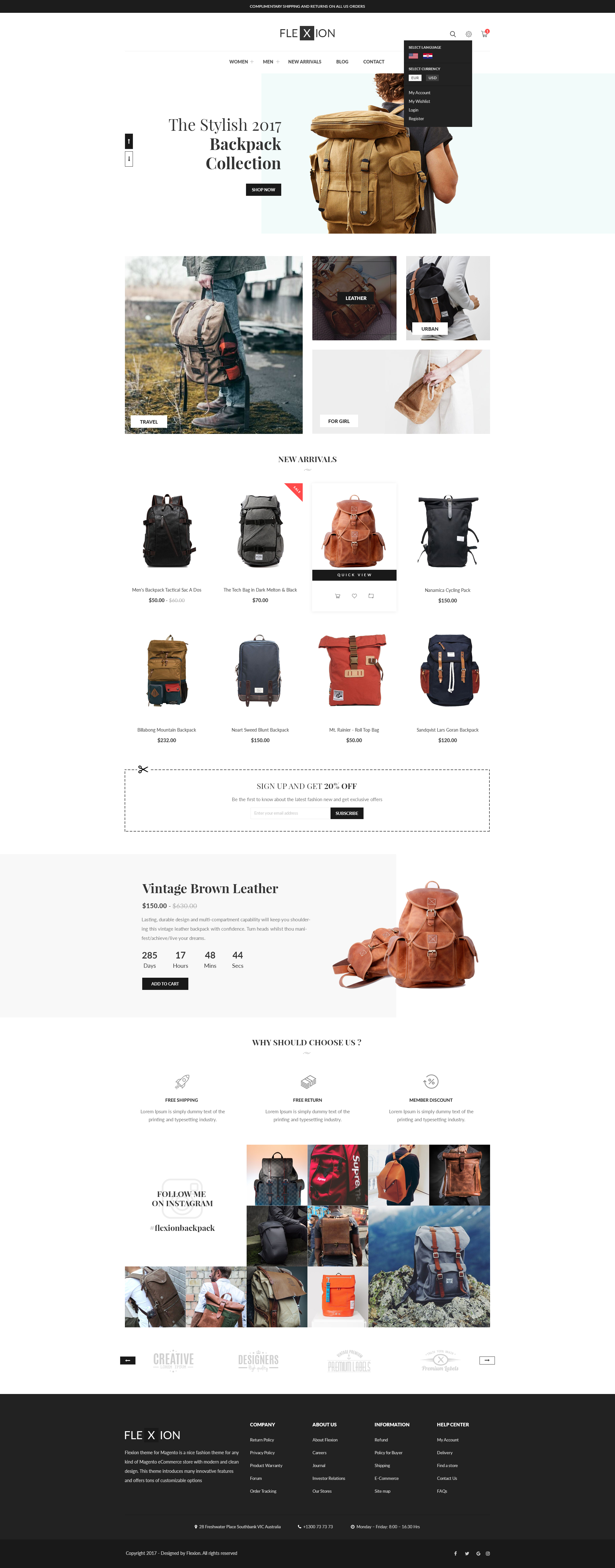 Flexion II - eCommerce & CMS PSD Templates by tvlgiao | ThemeForest