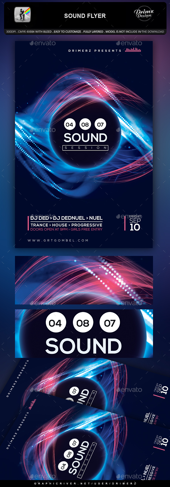 Sound Flyer - Events Flyers