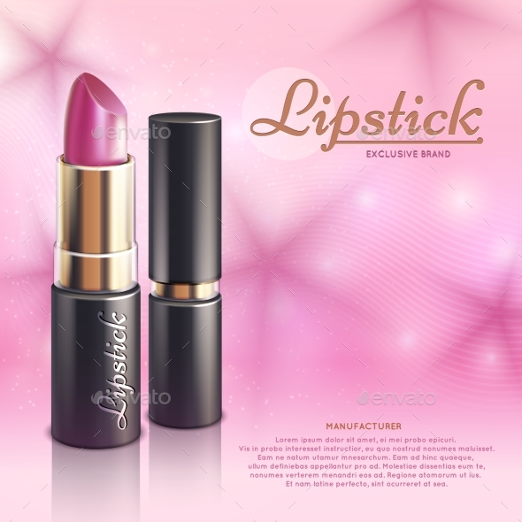 Cosmetics Design Advertising Template - Man-made Objects Objects