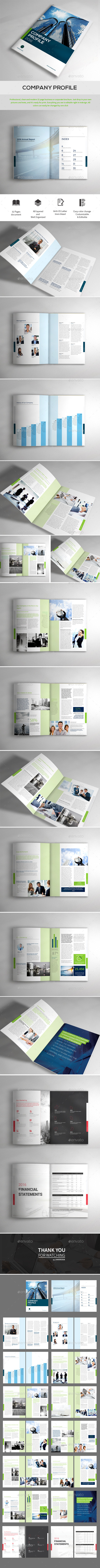 Company Profile - Brochures Print Templates