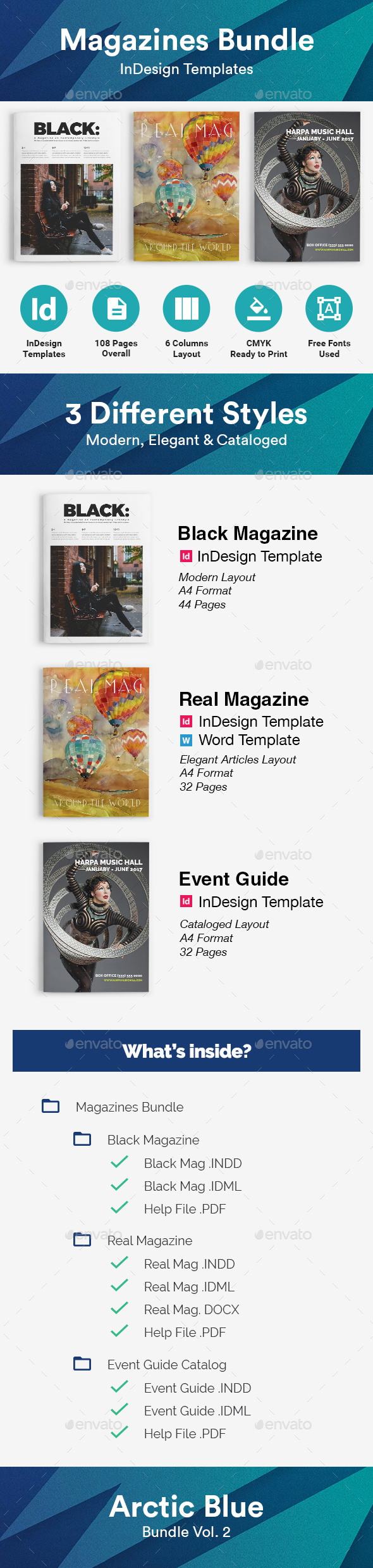 Magazines Bundle - Magazines Print Templates