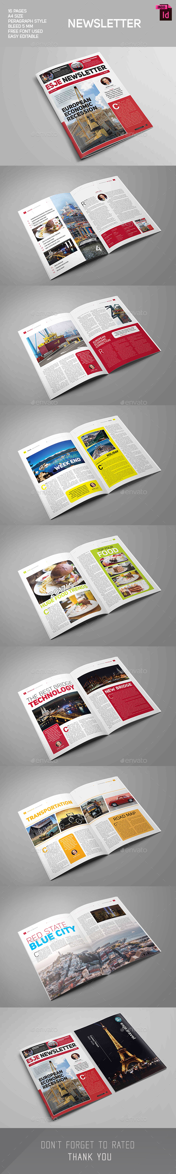 Newsletter - Multipurpose Template - Newsletters Print Templates