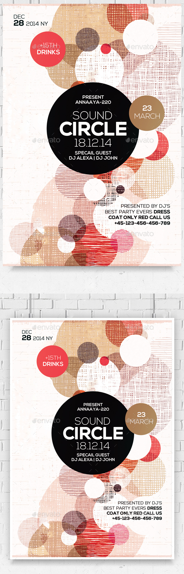 Minimal Flyer Psd - Clubs & Parties Events
