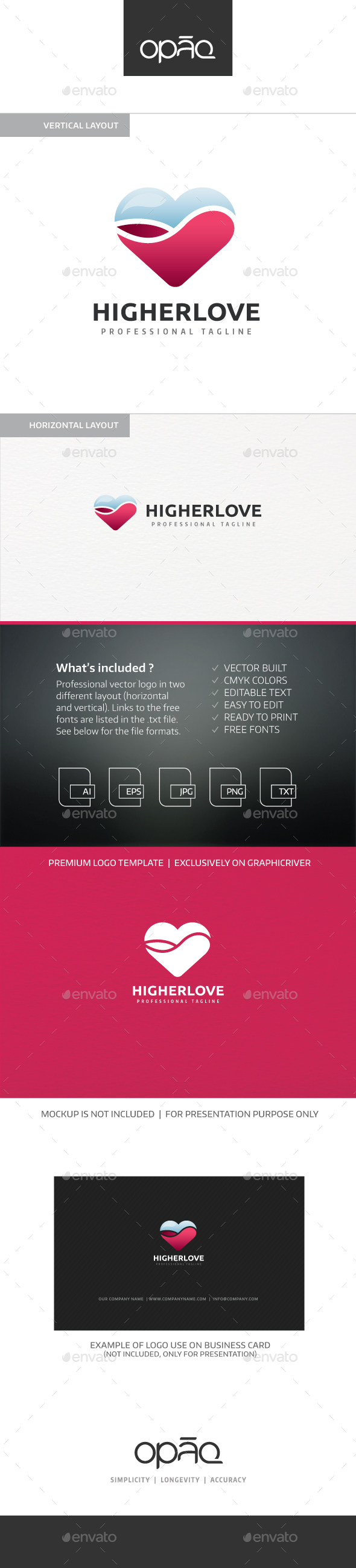 Love Hearth Feeling Logo - Symbols Logo Templates