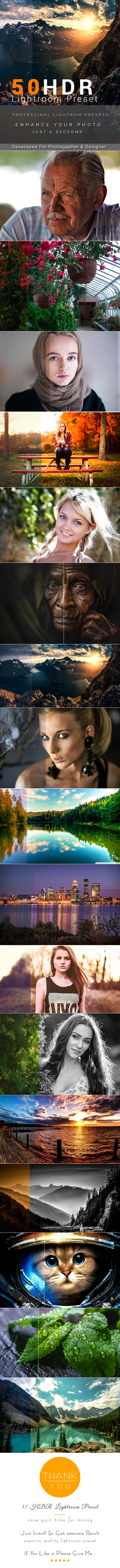 50 HDR Lightroom Preset - Lightroom Presets Add-ons