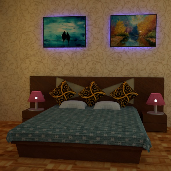 Bedroom Interior - 3Docean 19680328