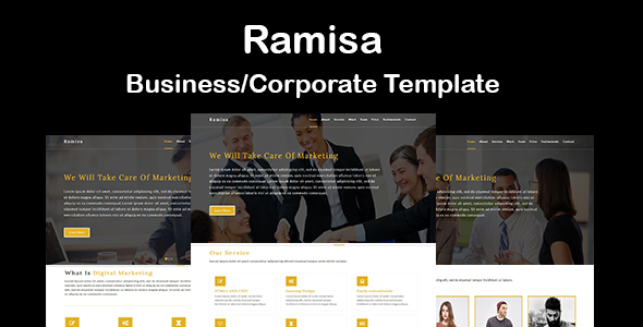 Ramisa-BusinessCorporate HTML5 Template - ThemeForest 19653580