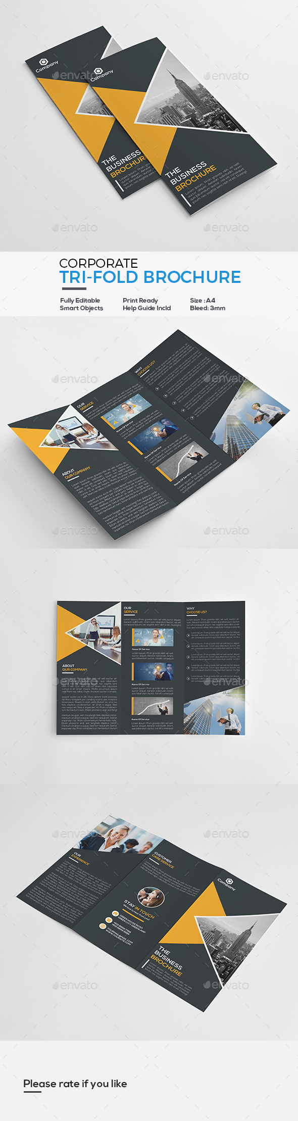 Corporate Tri-Fold Brochure - Corporate Brochures