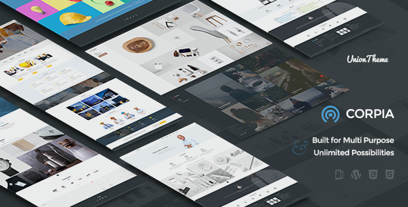Corpia - Design Driven & Multipurpose WordPress Theme
