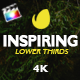 Inspiring Lower Thirds For FCPX - VideoHive Item for Sale