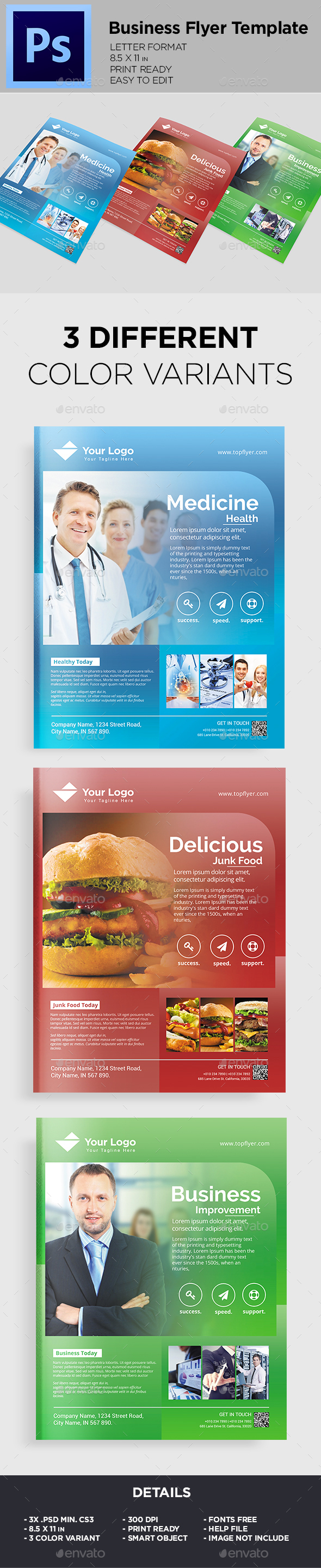 Business Flyer Template - Corporate Flyers