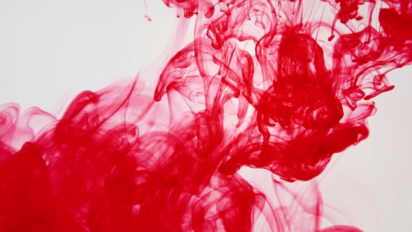 Ink Poured Into Water