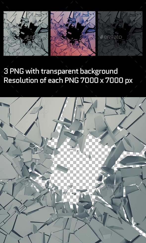 Cracked Surface, 3D Render - Abstract 3D Renders