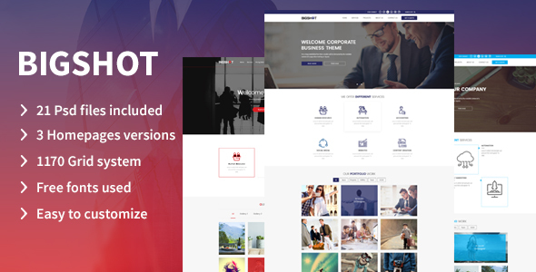 BigShot -Creative PSD - ThemeForest 19467548