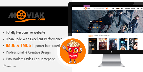 AmyMovie - Movie and Cinema WordPress Theme - Film & TV Entertainment