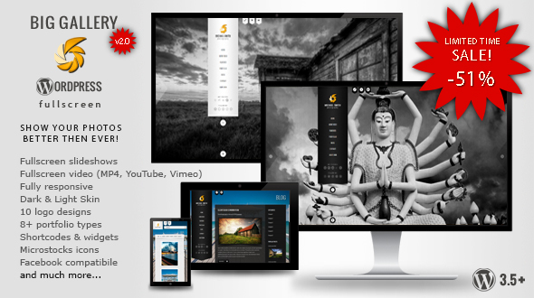 BIG Gallery WP - Fullscreen Photography/Portfolio - Photography Creative
