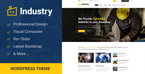 Industry - Factory - ThemeForest 19310680