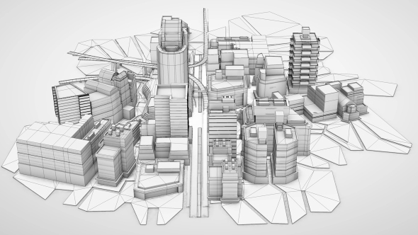 Architecture Blueprint City Background alt