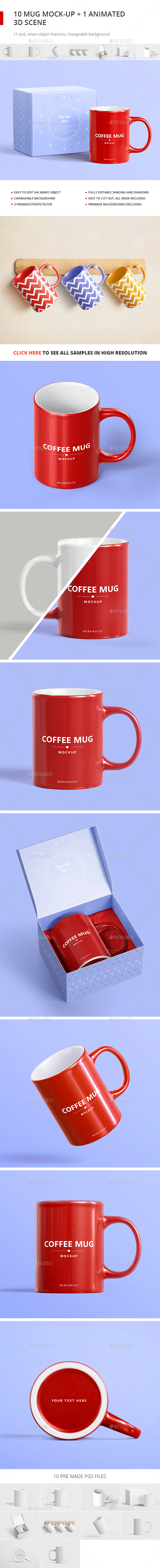 Mug Mockup - Food and Drink Packaging