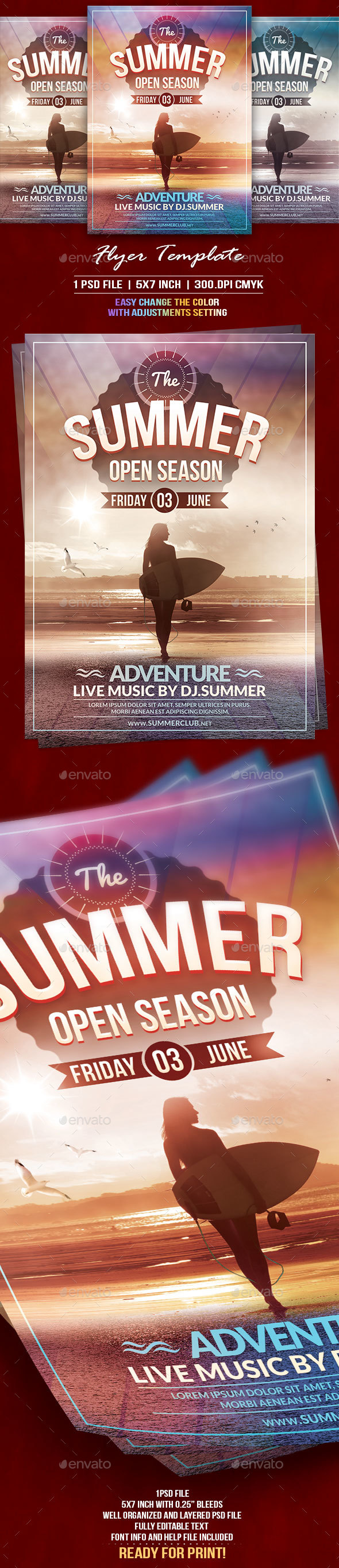 The Summer Flyer Template - Events Flyers
