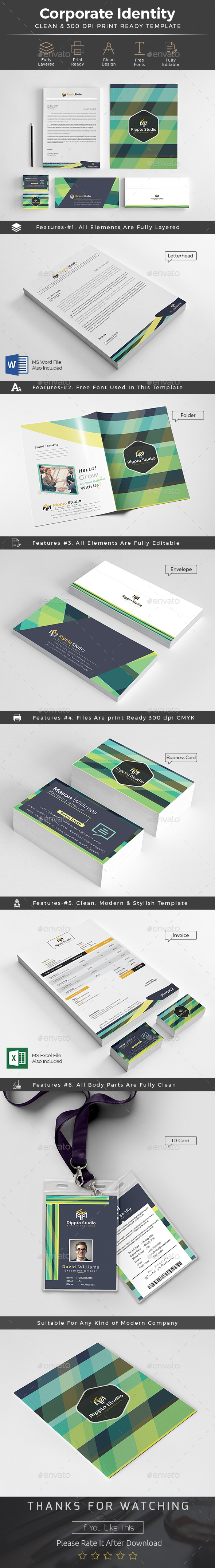 Branding Identity Pack / Office Stationery - Stationery Print Templates