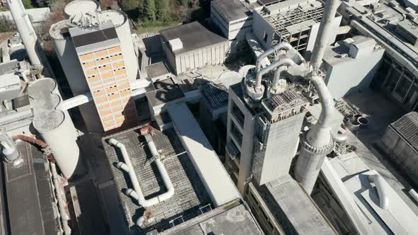 Aerial View Industrial Plant