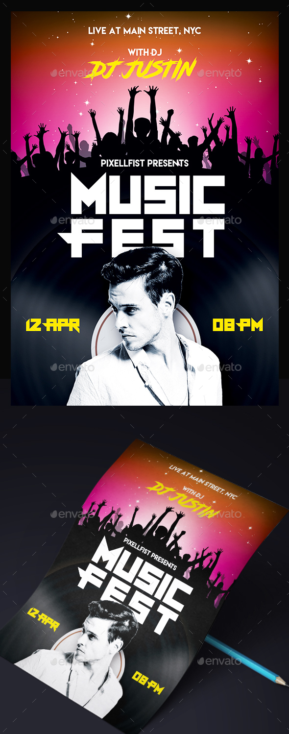 Music Fest Party - Clubs & Parties Events