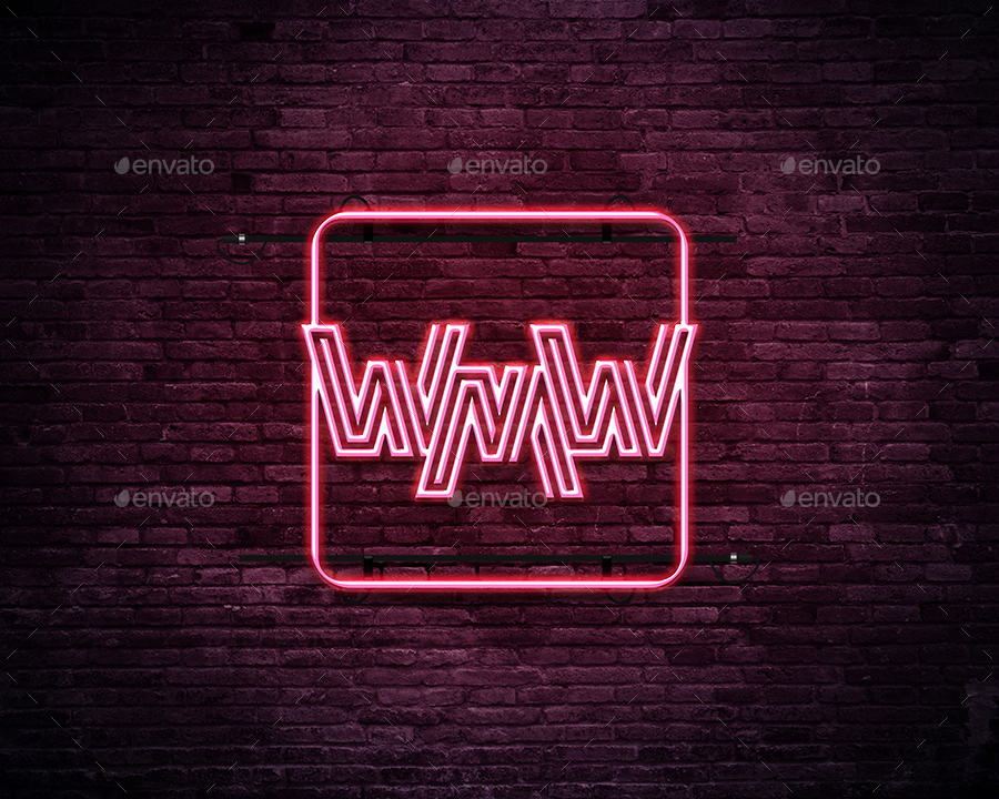 Download Neon Logo Mockups by huseyinceliktas | GraphicRiver